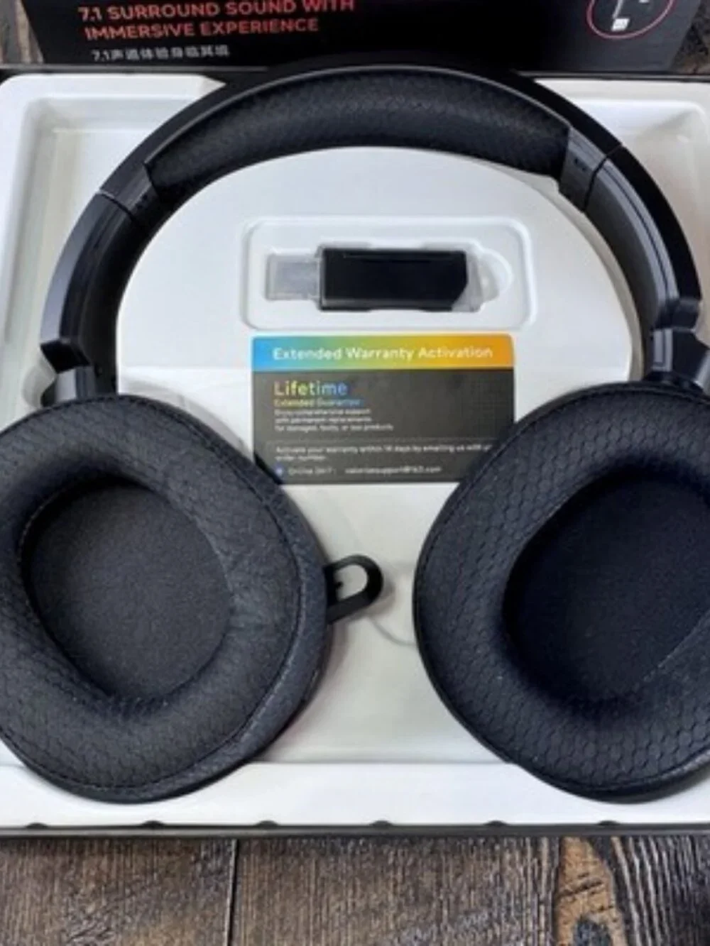 Valorise Wireless Gaming Headset, 7.1 Surround Sound